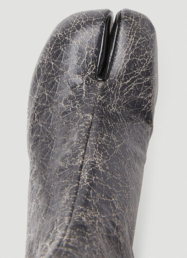 Maison Margiela Cracked Tabi Ankle Boots Black mla0251038