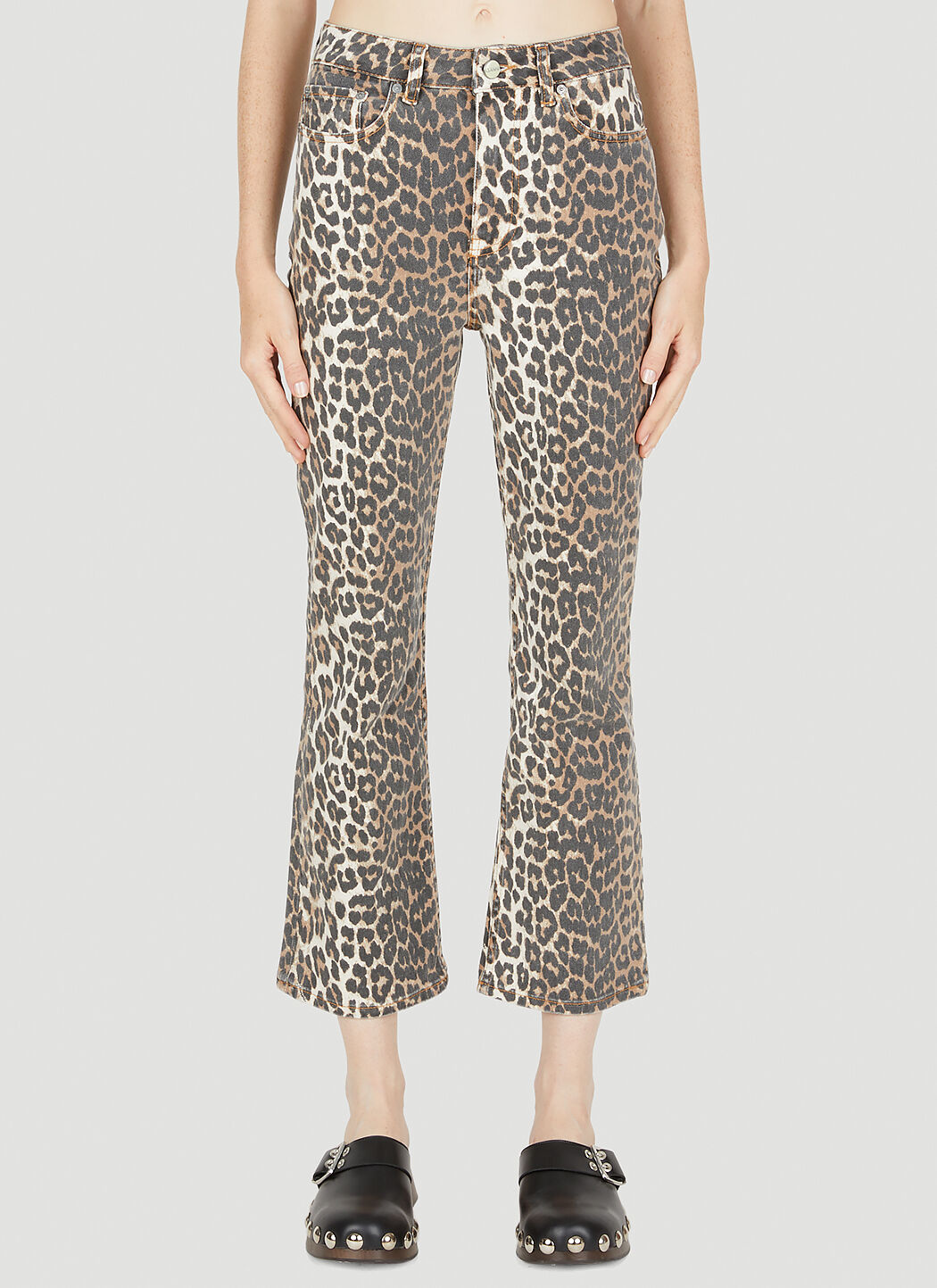 Leopard print deals jeans womens