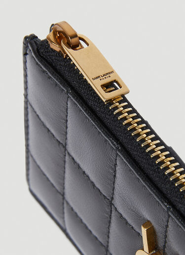 Cassandre Matelassé Cardholder Saint Laurent Cassandre Matelassé Cardholder Black sla0252081