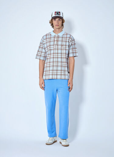 LN-CC® - Bott: Plaid Polo Shirt - Blue Bott Plaid Polo Shirt Blue bot0165007