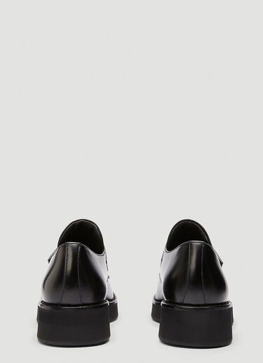 Prada Touch-Fastening Derby Shoes Black pra0144016