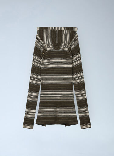 Hooded Stripe Sweater Miss Sixty x KNWLS Hooded Stripe Sweater Brown msk0263013