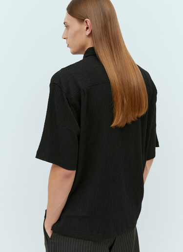 Stüssy Wrinky 条格衬衫 黑色 sts0152050