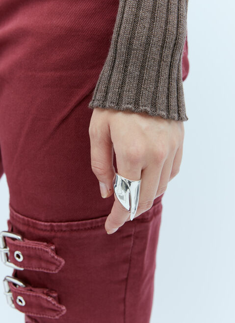 Milko Boyarov Finger Gap Ring Silver mkb0354006