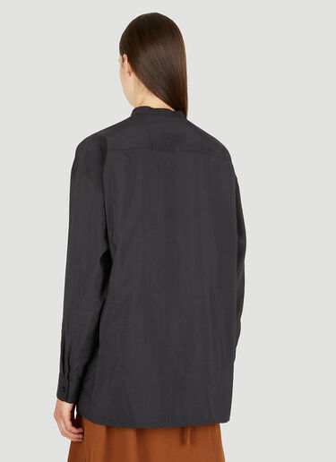 Lemaire カラーレスボタンダウンシャツ ブラック lem0250004