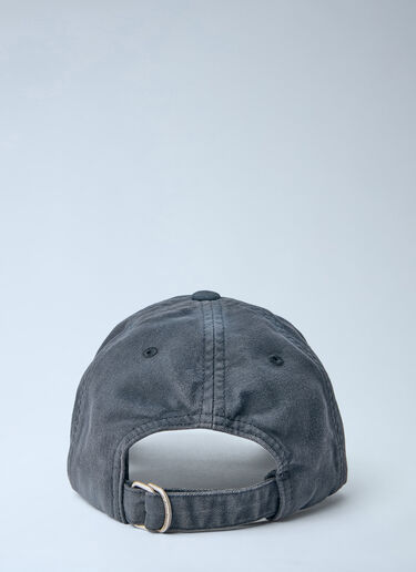 Acne Studios Logo Baseball Cap Grey acn0164010