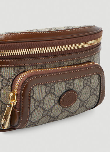 Gucci Interlocking G Supreme Belt Bag Beige guc0147192