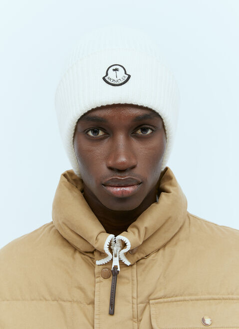 Moncler x Palm Angels ウールビーニーハット  グリーン mpa0355011