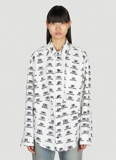 Balenciaga Swing Shirt White bal0251018