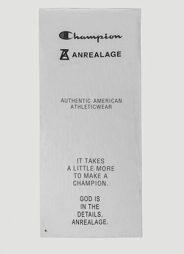 Champion x Anrealage Name Blanket White chn0348009