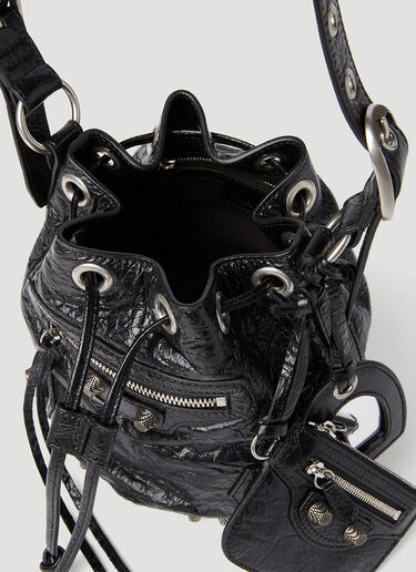 Balenciaga Le Cagole XS Bucket Bag Black bal0251104