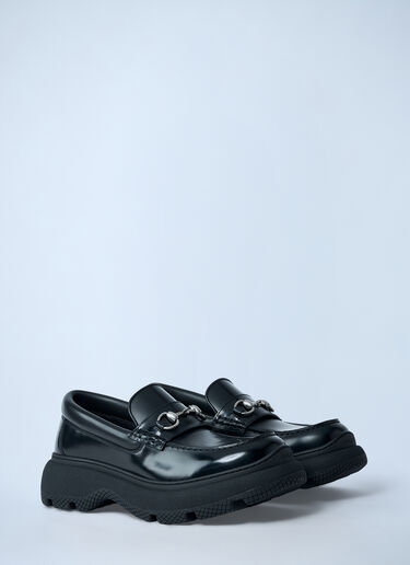 Gucci Leather Loafers Black guc0161050