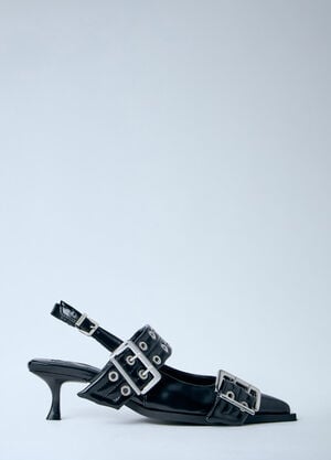 GANNI Slingback Pumps Black gan0263059