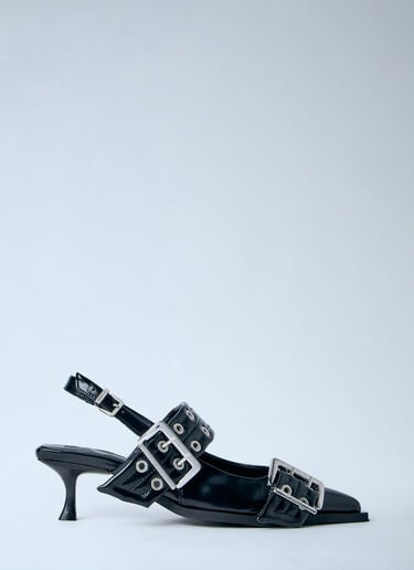 GANNI Slingback Pumps Black gan0263059