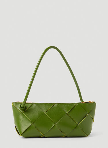 Bottega Veneta Baguette Pouch Shoulder Bag in Green