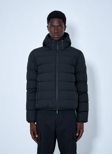 Moncler Arajoki Hooded Short Down Jacket Black mon0165035