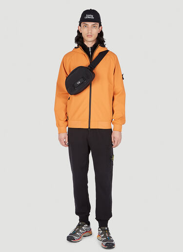 Stone Island Compass Patch Hooded Jacket Orange sto0152021