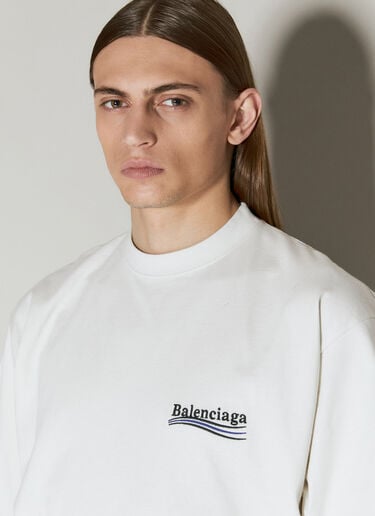 Balenciaga Large Fit T-Shirt White bal0153012