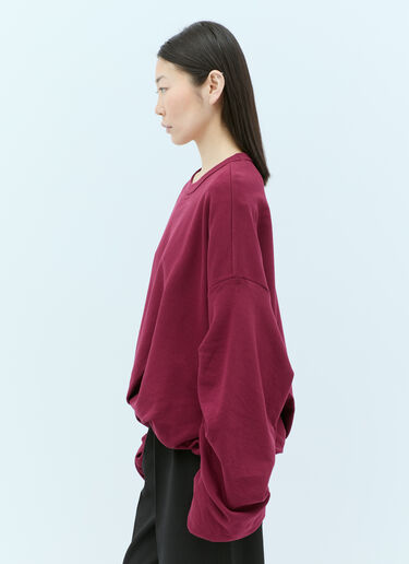 Dries Van Noten 하넷 맨투맨 버건디 dvn0256022
