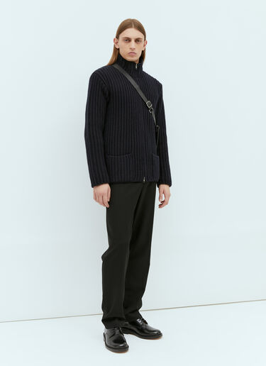 The Row Elijah Wool Pants Black row0154018