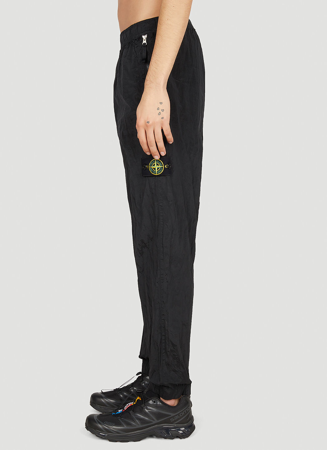 Mens stone island track pants online