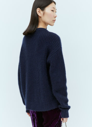 Cashmere Silk Crewneck Sweater Gucci Cashmere Silk Crewneck Sweater Navy guc0254009