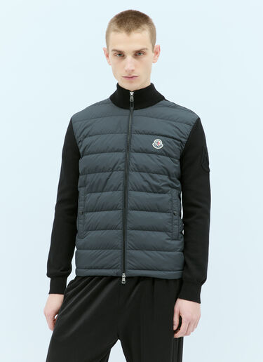 Moncler 衬垫拉链开衫 黑色 mon0155031