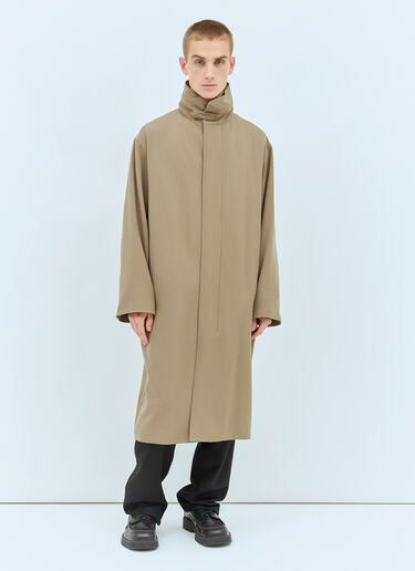 Hendrix Wool Coat The Row Hendrix Wool Coat Beige row0158001