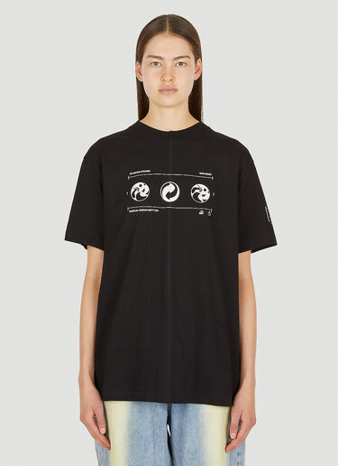 Space Available Upcycled Mycelium Studios T-Shirt Black spa0350022