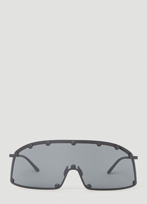 Rick Owens Shielding Sunglasses Black ris0353003
