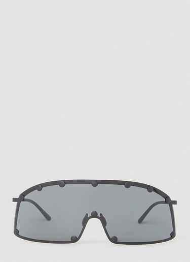 Rick Owens Shielding Sunglasses Black ris0353003