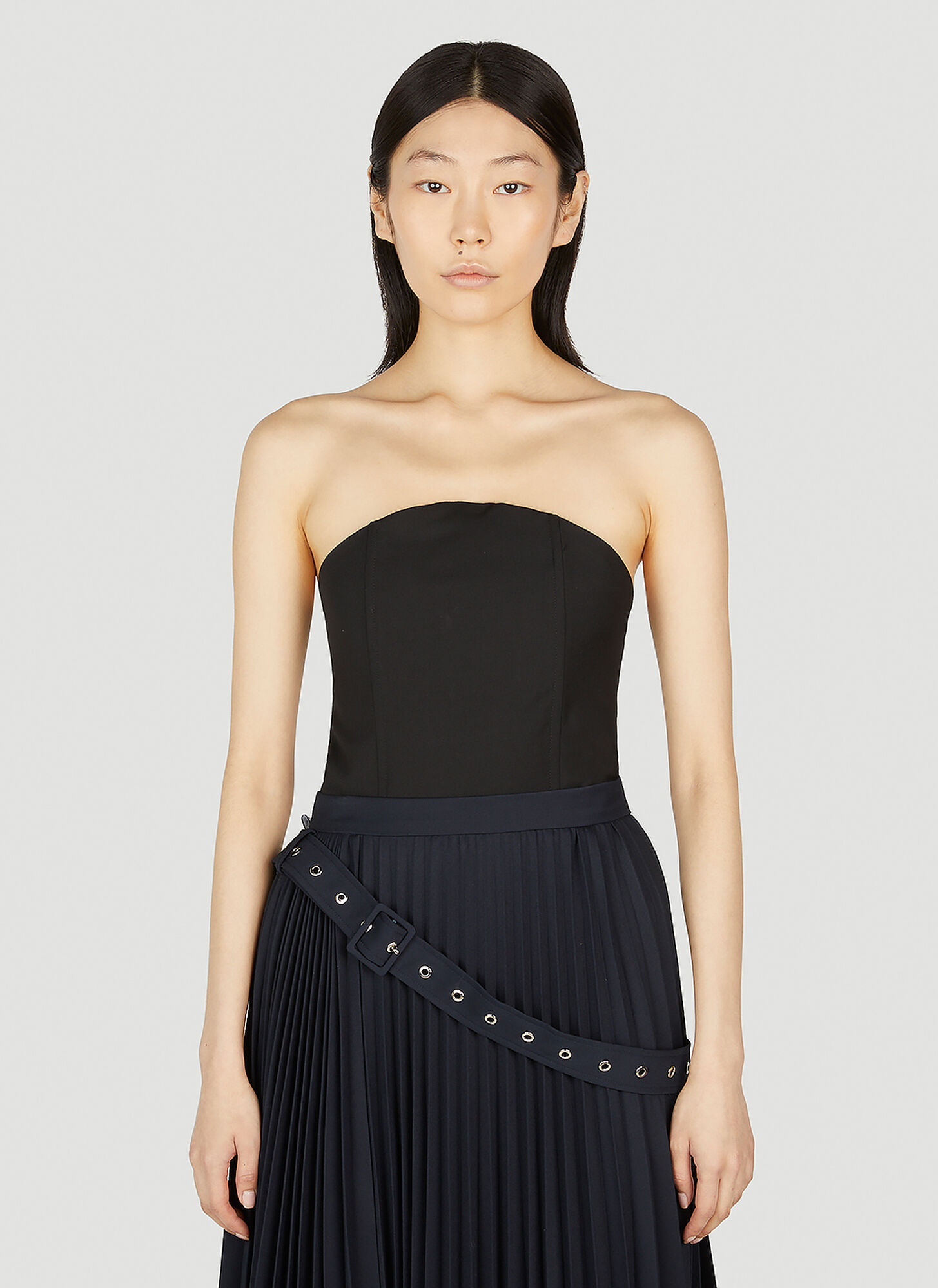ROKH CONVEX STRAPLESS BODYSUIT
