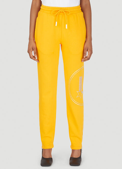 Lourdes Sequin Graphic Track Pants Light Blue lou0249005