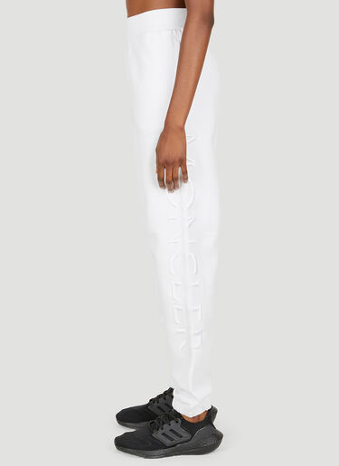 Moncler Logo Embroidered Track Pants White mon0249023