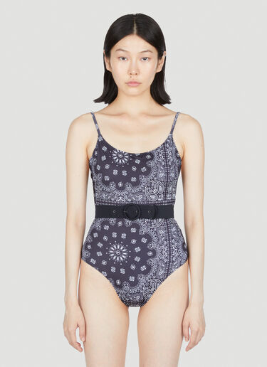 Arizona Love St Tropez Bandana Print Swimsuit Black arz0253008