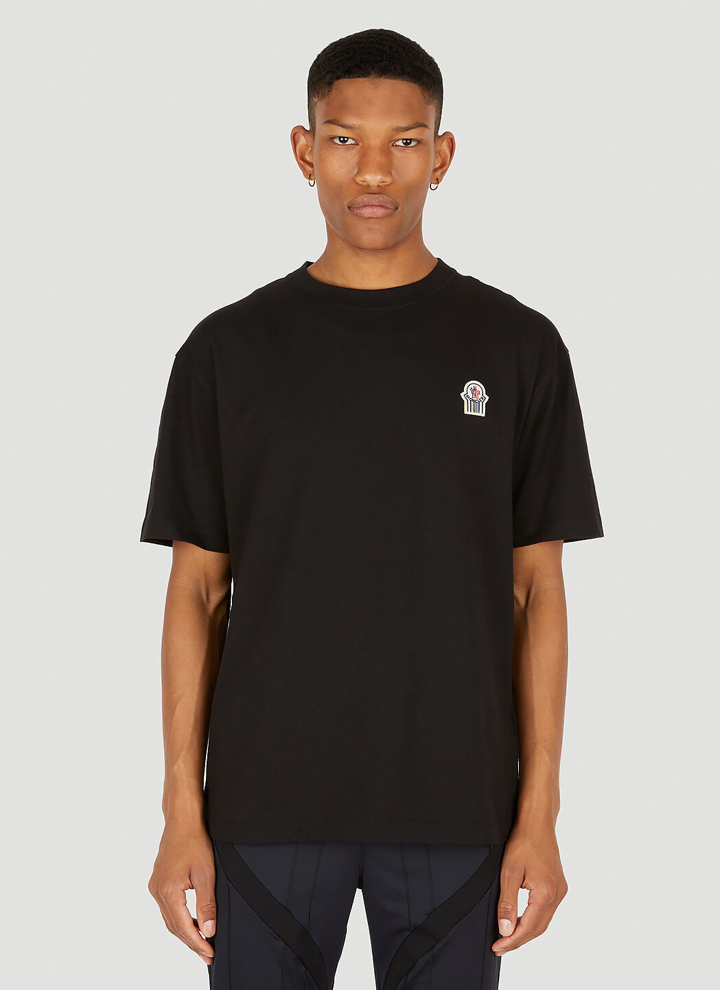 Moncler x Gentle Monster Logo Patch T Shirt in Black LN CC