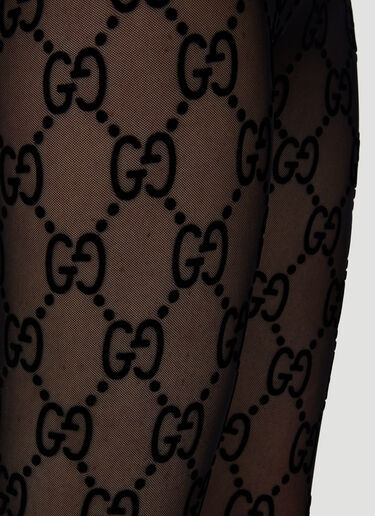 Gucci Women's GG Supreme Tights in Black