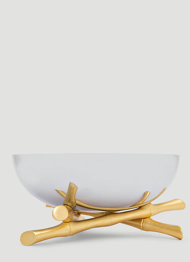 L'Objet Bambou Medium Bowl Silver wps0644158