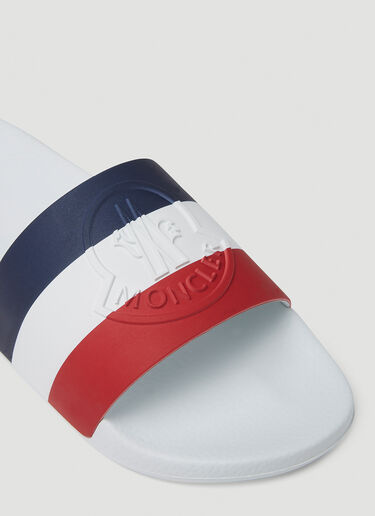 Moncler Basile Slides White mon0149038