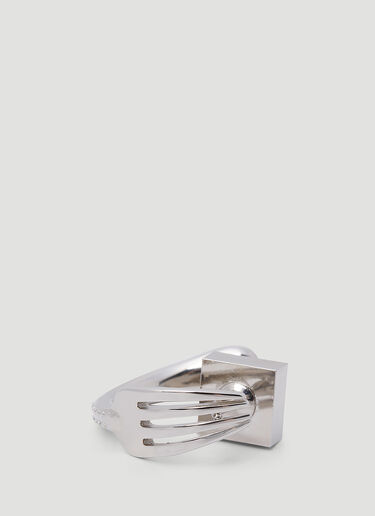 Jacquemus 레 부클 쿠베르 이어링 실버 jac0254106