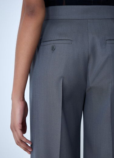 Max Mara Wide-Leg Tailored Trousers Grey max0264303