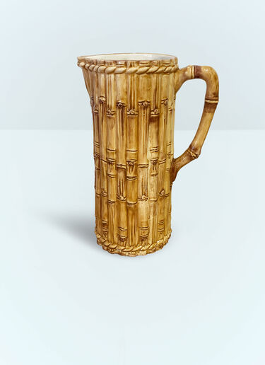 Les-Ottomans Bamboo Ceramic Jug Beige wps0691540