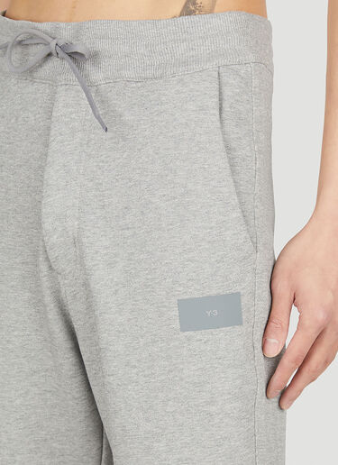 Y-3 Logo Print Track Pants Grey yyy0152006