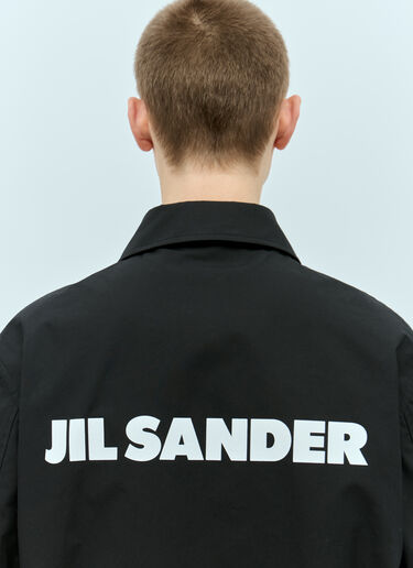 Jil Sander Snap Overshirt Black jil0155012