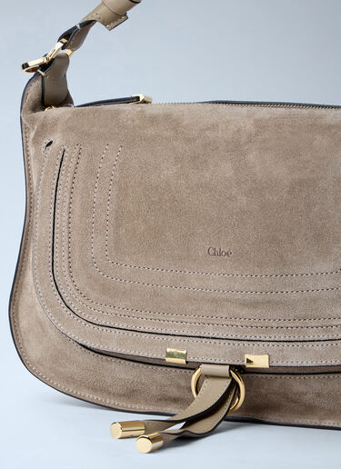 Chloé Marcie Shoulder Bag Beige chl0263083