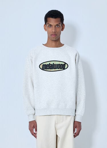 Metalwood Raglan Sleeve Sweatshirt Grey met0164002