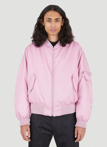 Prada Re-Nylon Bomber Jacket Pink pra0146010