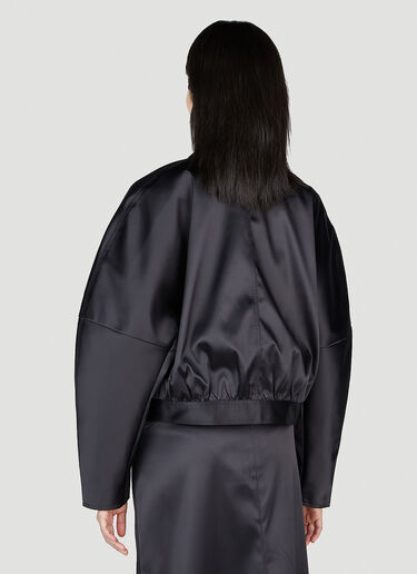 双层缎面夹克 GANNI 双层缎面夹克 黑色 gan0253018