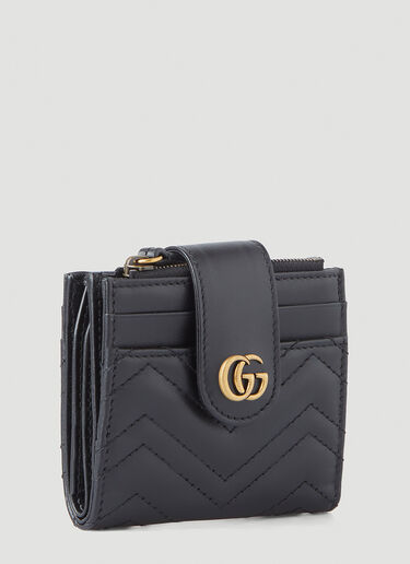 Gucci GG Marmont 绗缝迷你卡包 黑色 guc0247331