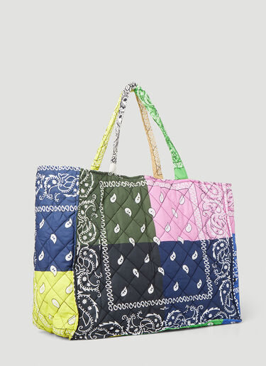 Arizona Love Cabas Bandana Print Quilted Tote Bag Multicolour arz0249006